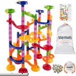 Memtes Marble Run Toy Race Coaster 105 Piece Set Educational Construction Maze Building Blocks Learning Toy with Silk Bag  B071FSLMP2